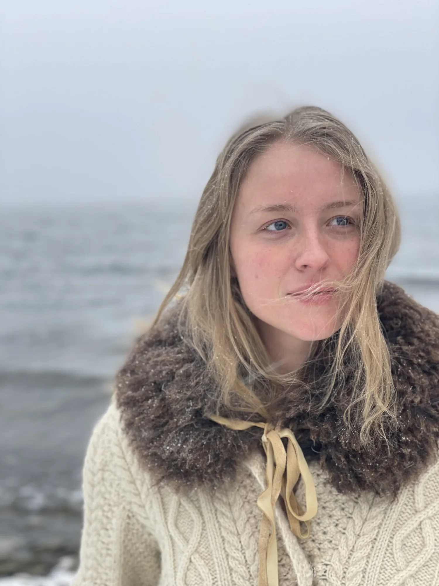 Watershed sheep shawl