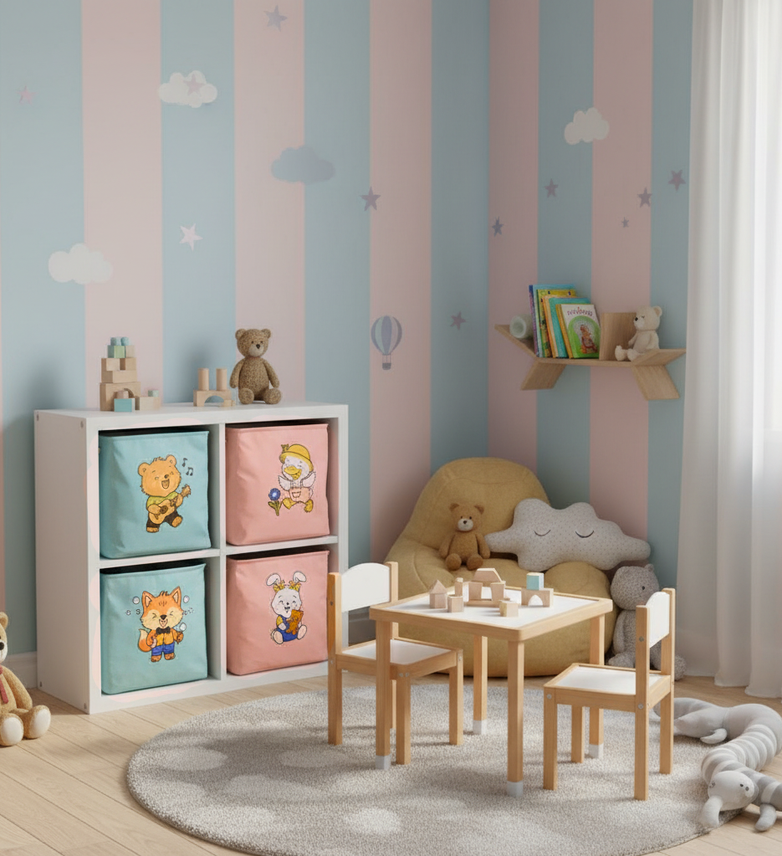 Storage Cube in a Room