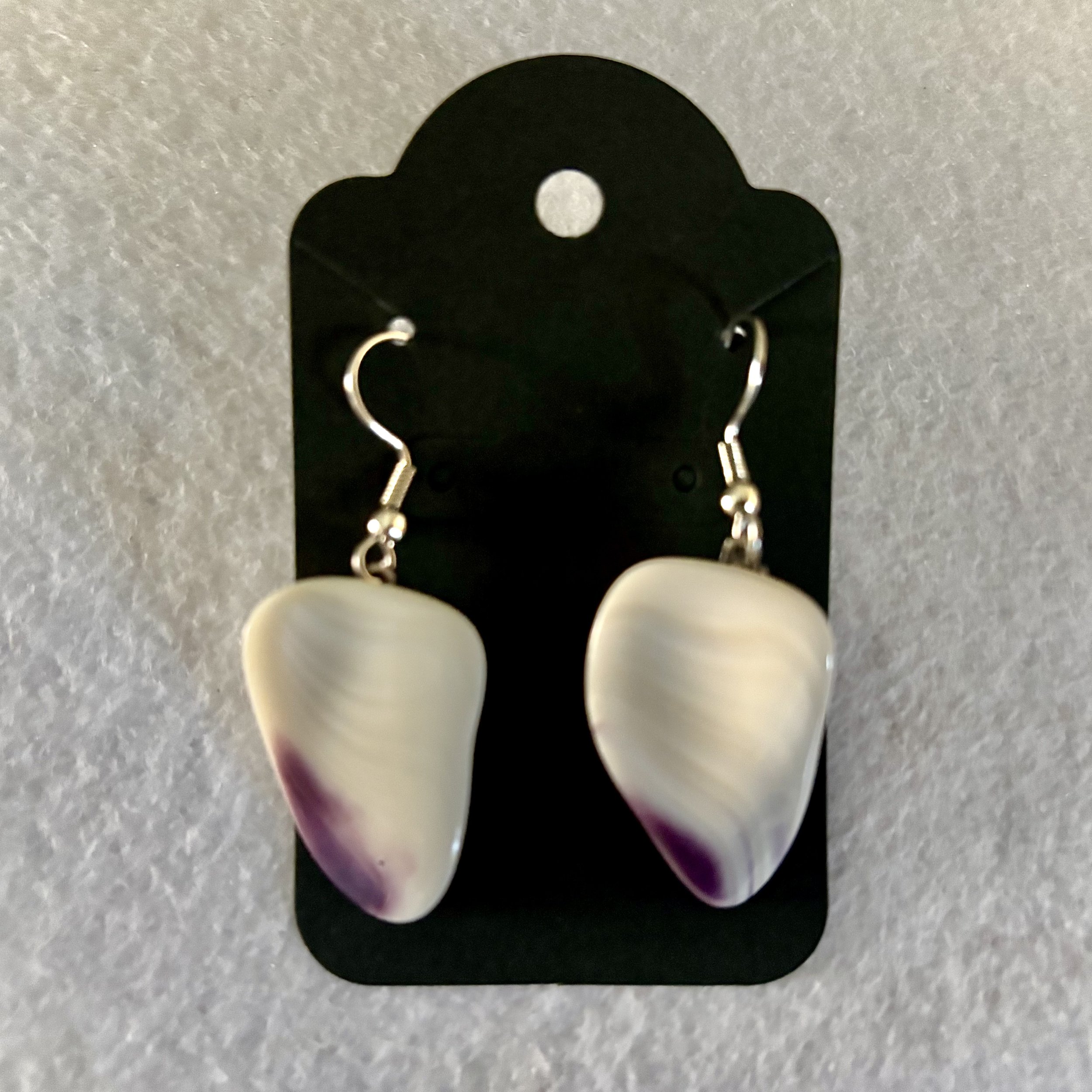 Wampum Earring and Pendant Set