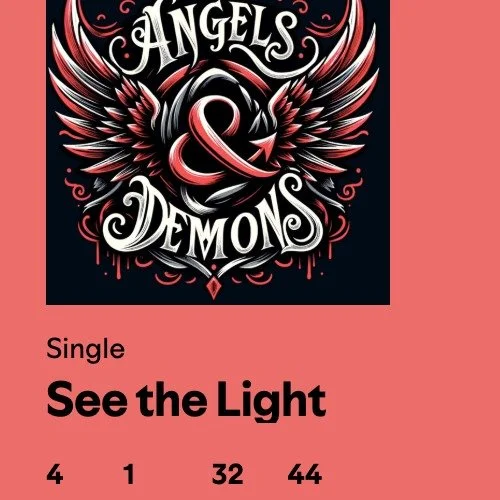 Heartfelt apologies, it happened again 😎😁 New song coming this week!! #newmusic #angelsdemonsmusic