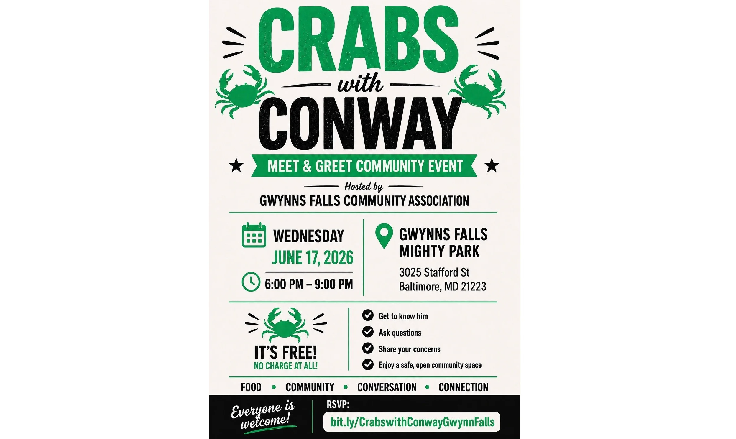 Crabs with Conway