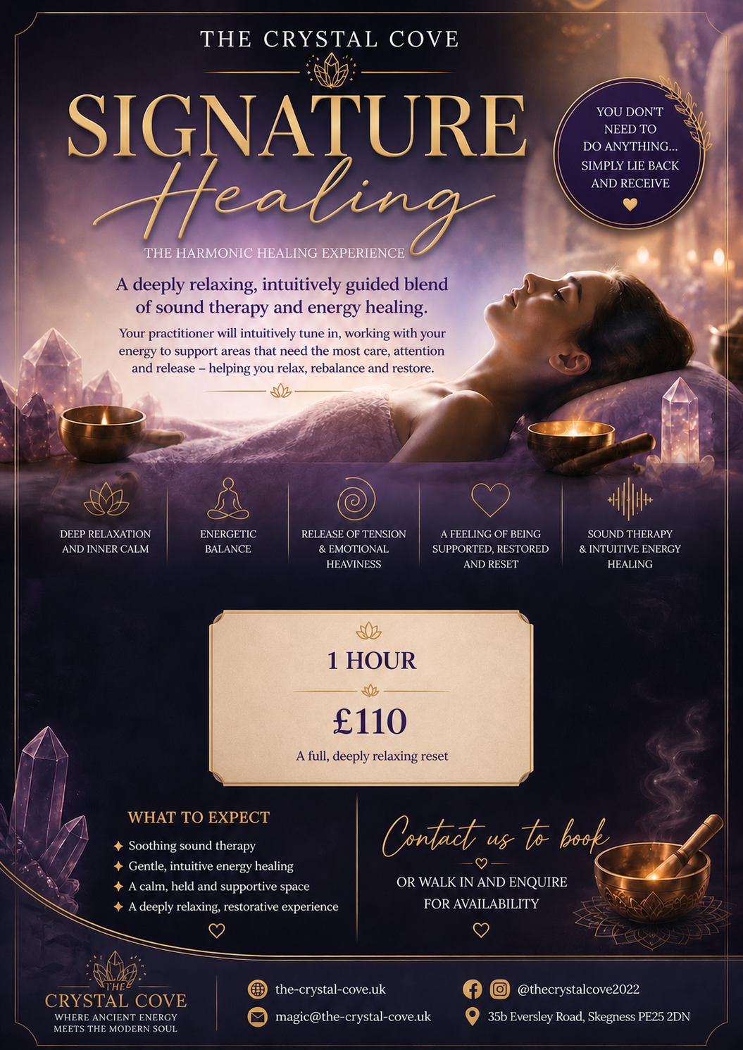 💎 The Crystal Cove Signature Healing -The Harmonic Healing Experience