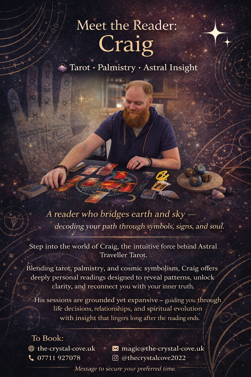 Tarot &amp; Palmistry Readings with Craig