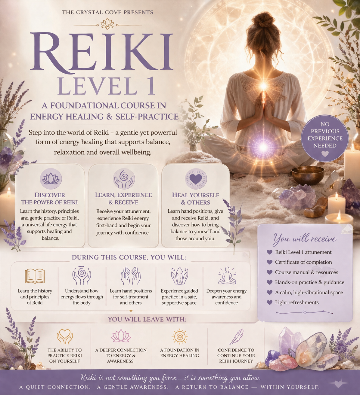 Learn Reiki Level 1