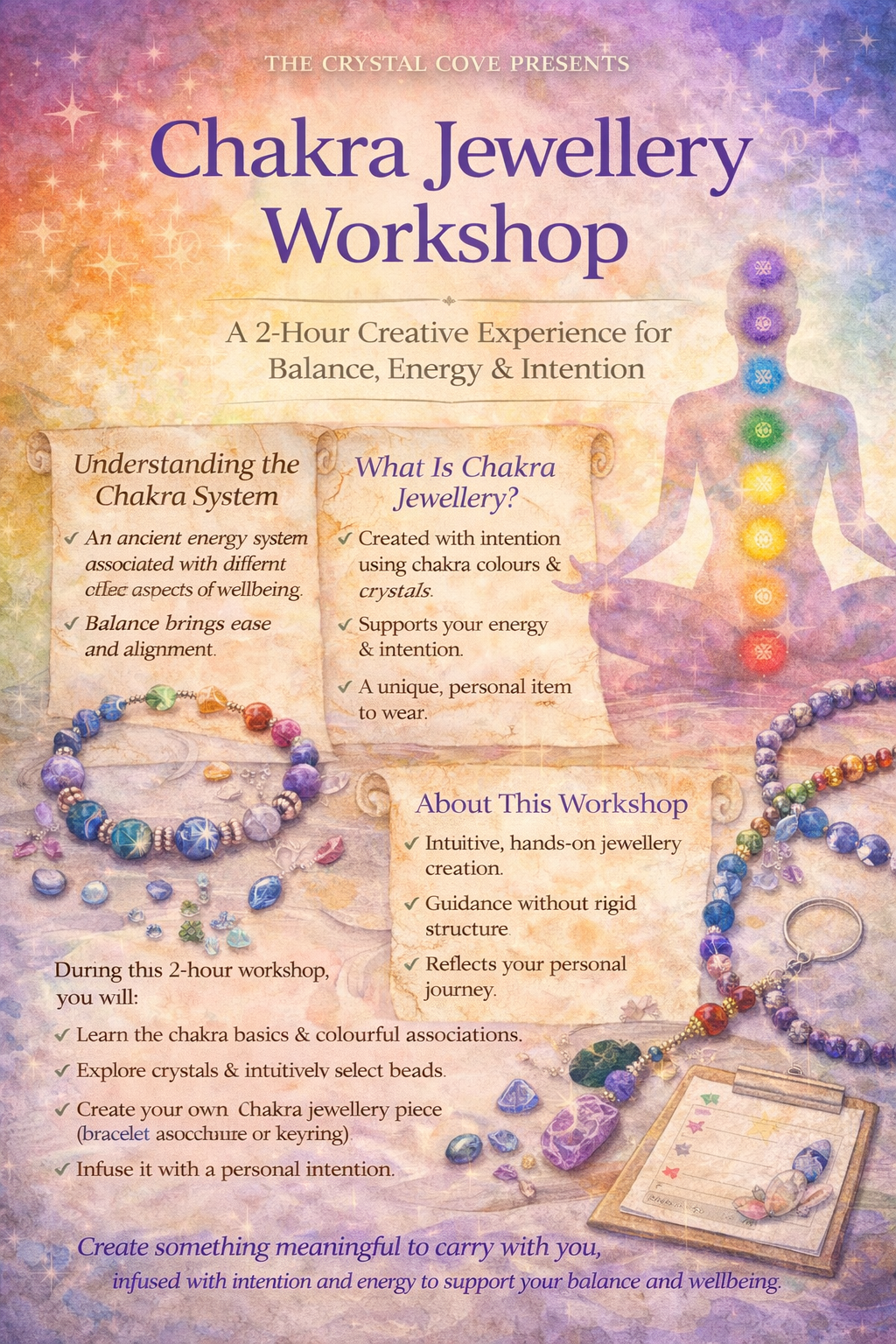 Crystal Bracelet Making Workshop