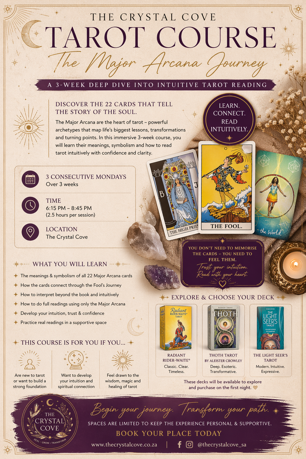 Tarot Course: Major Arnaca 
