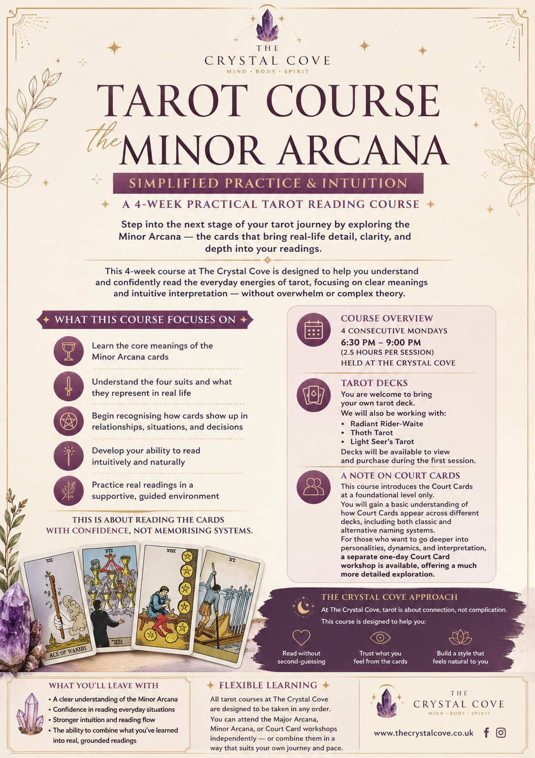 Tarot Course: Minor Arcana