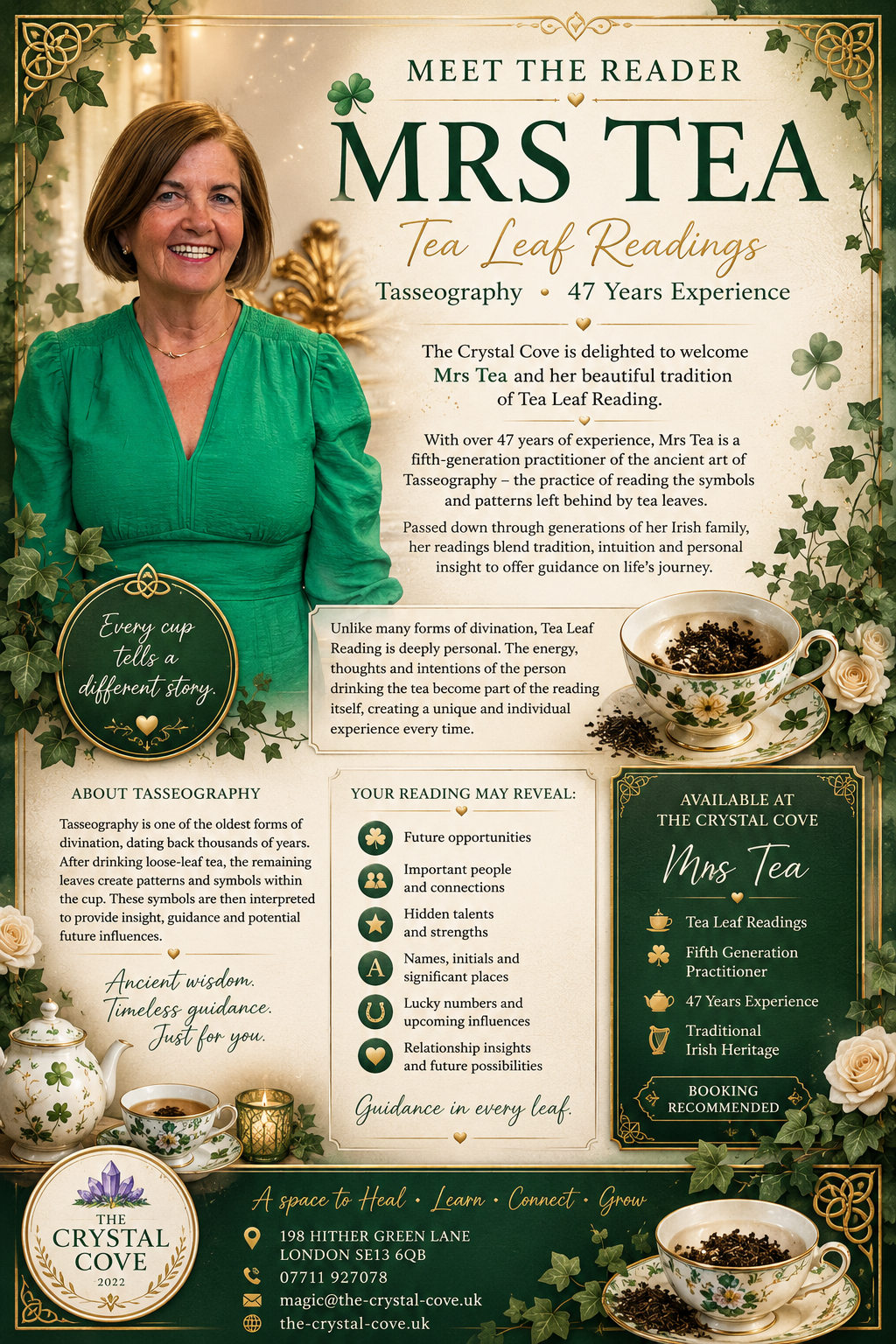 Tea Leaf Readings with Mrs Tea