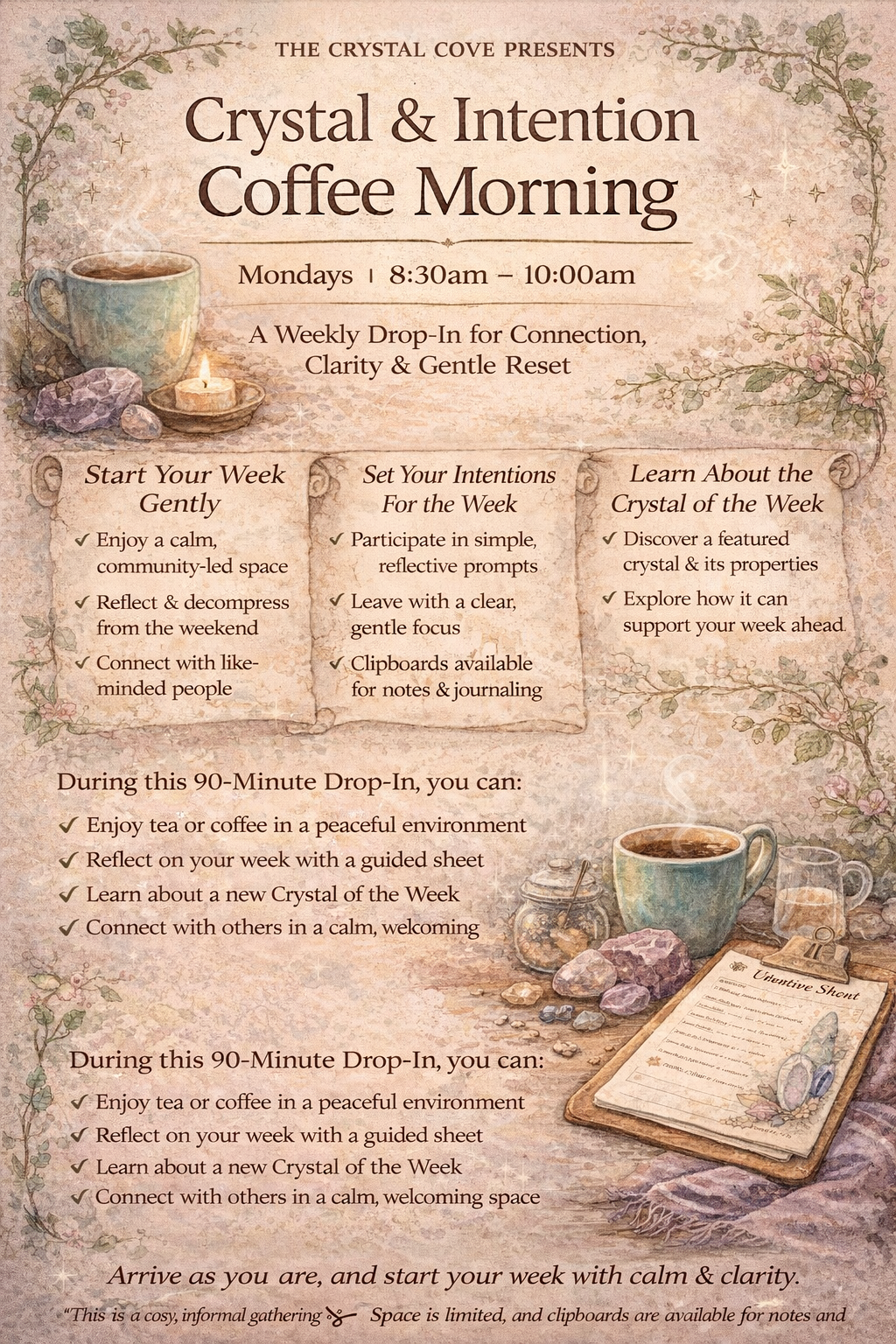 Crystal & Intention Coffee Mornings