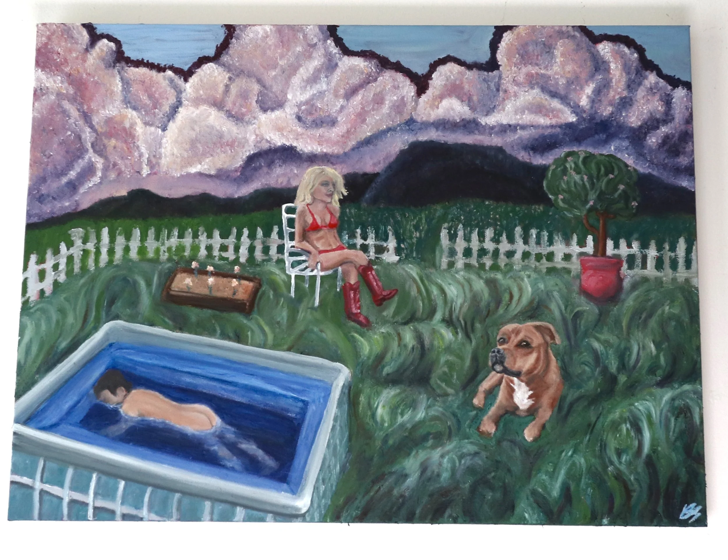 "In too Deep" - 18X24in - Oil on Canvas