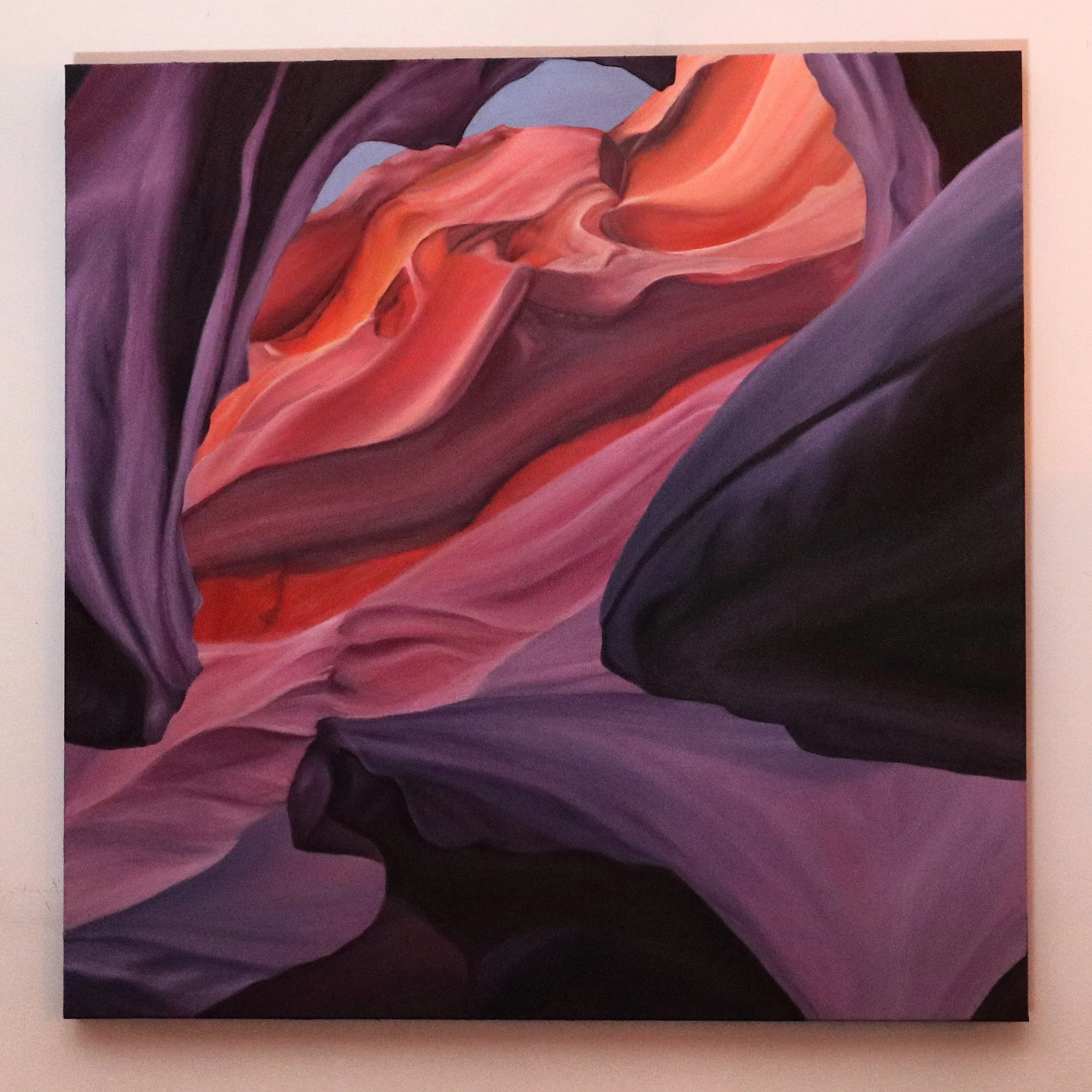 "Northeast Canyon #6" - 30X30in - Oil on Canvas