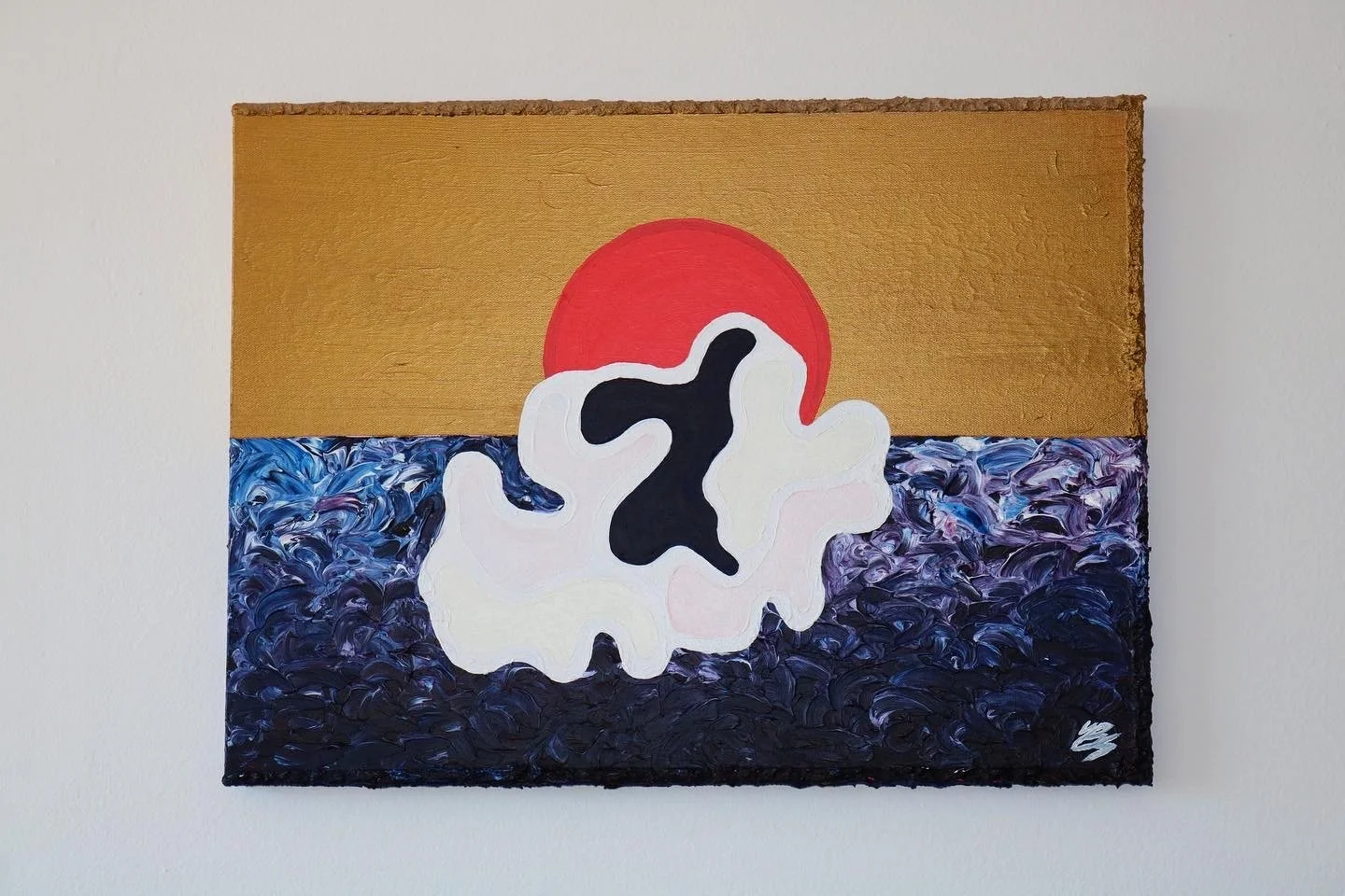 "Sun, Cloud, Sea" - 24X32in - Acrylic on Canvas
