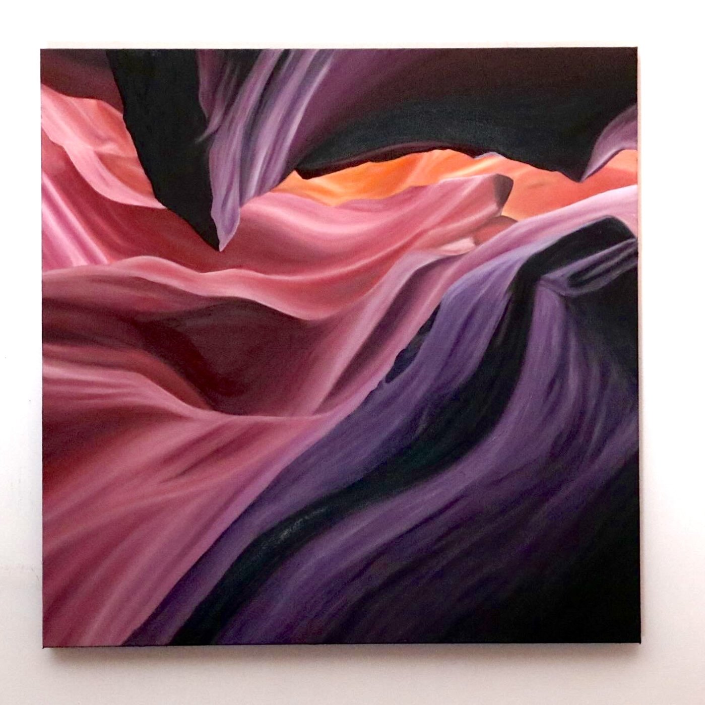 "West Canyon #4" - 30X30in - Oil on Canvas 