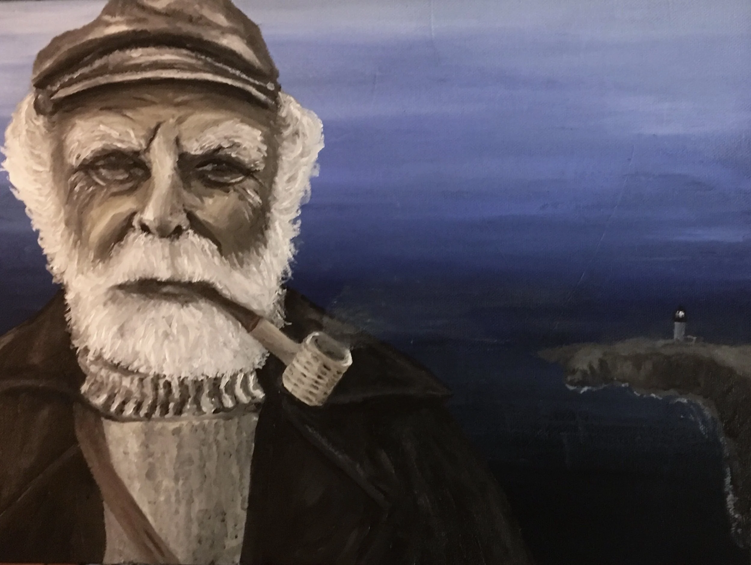 "Salty Jones" - 18X24in - SOLD