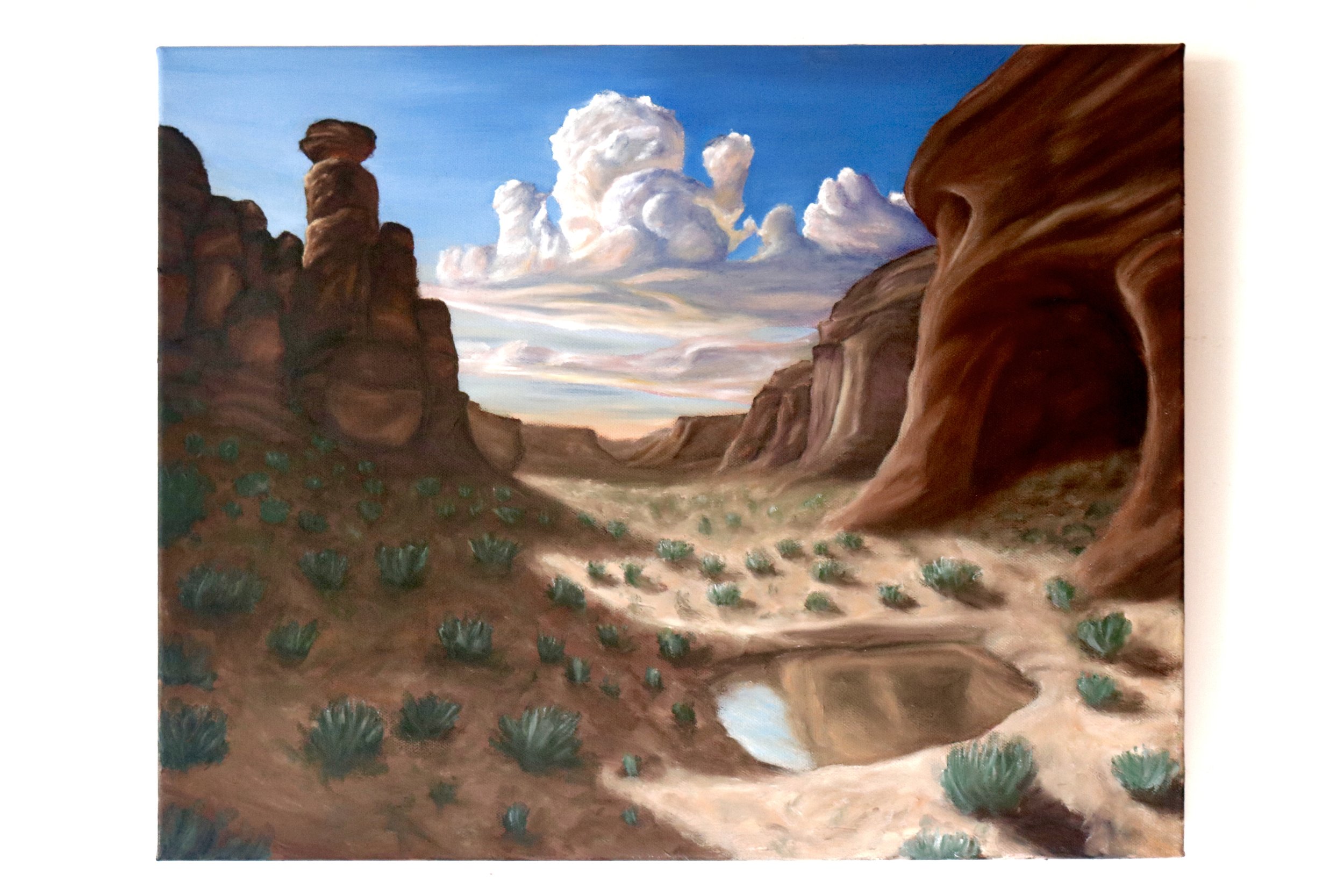 "Radiator Springs" - 18X24in - Oil on Canvas - SOLD