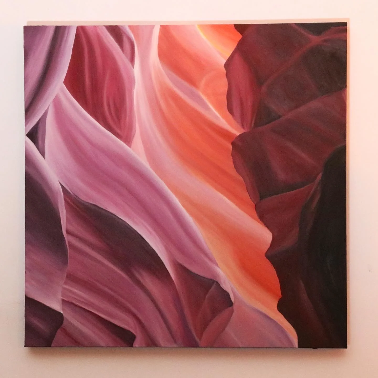 "East Canyon #3" - 30X30in - Oil on Canvas