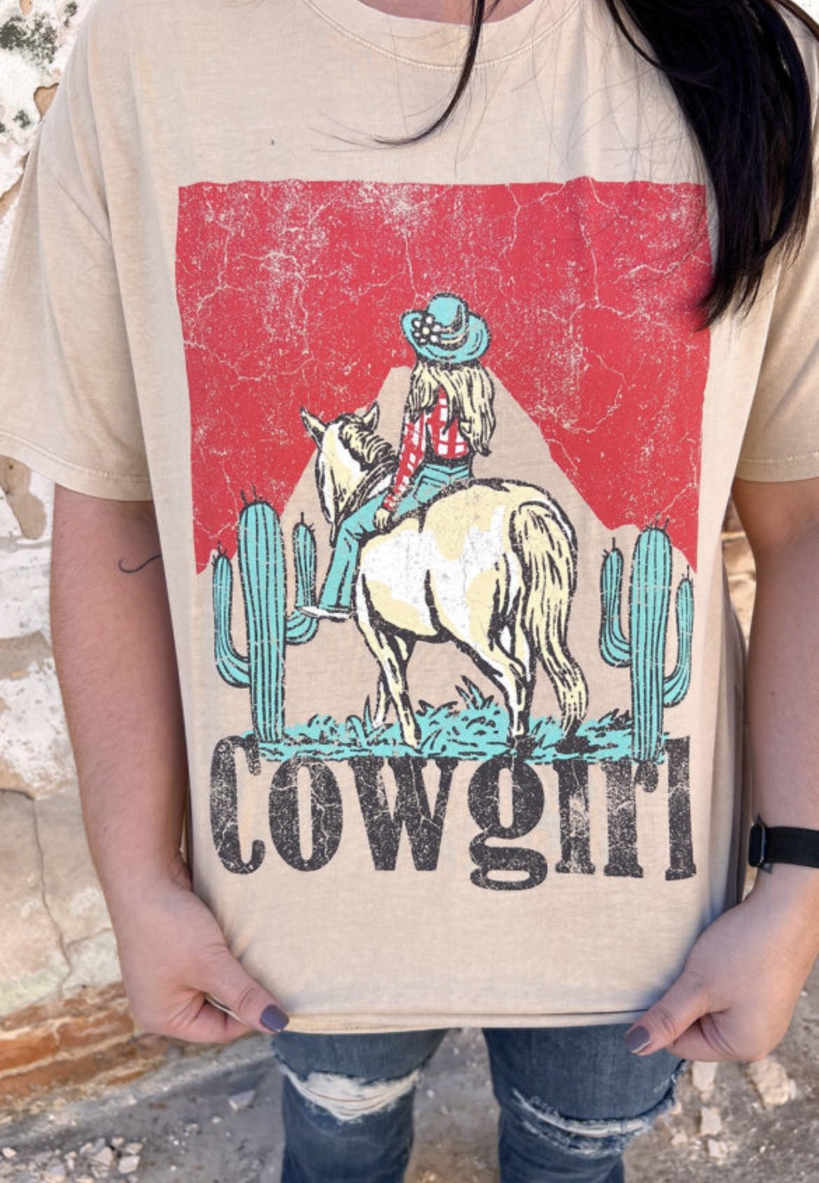 "cowgirl" t shirt