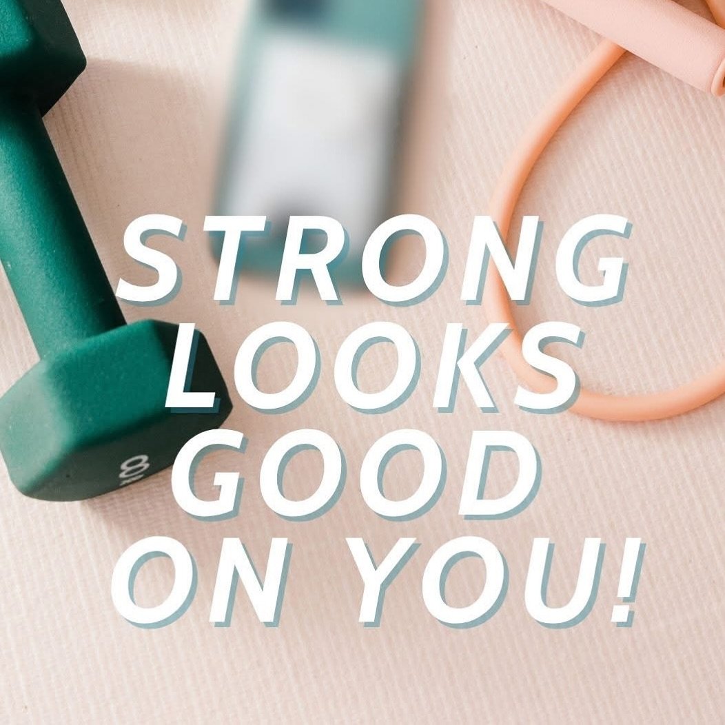 What does STRONG look like for you? Whats you go to activity. Use the emoji to let us know!
🏋️ weights
🏃&zwj;♀️runner
🚶&zwj;♀️walker
🏊&zwj;♀️ swimmer
💃 dancing!
🧘yoga
🚴cycle
What else?