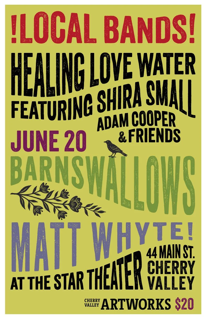 Barn Swallows @ Star Theater in Cherry Valley with Shira Small &amp; Matt Whyte