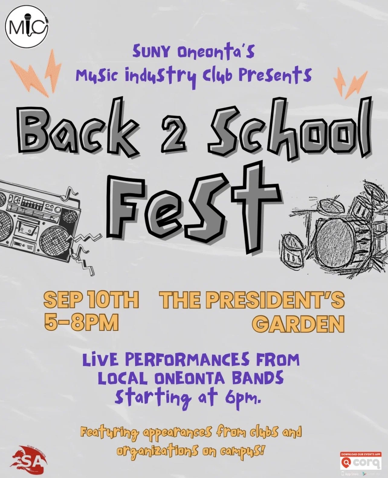 Back 2 School Fest - SUNY Campus