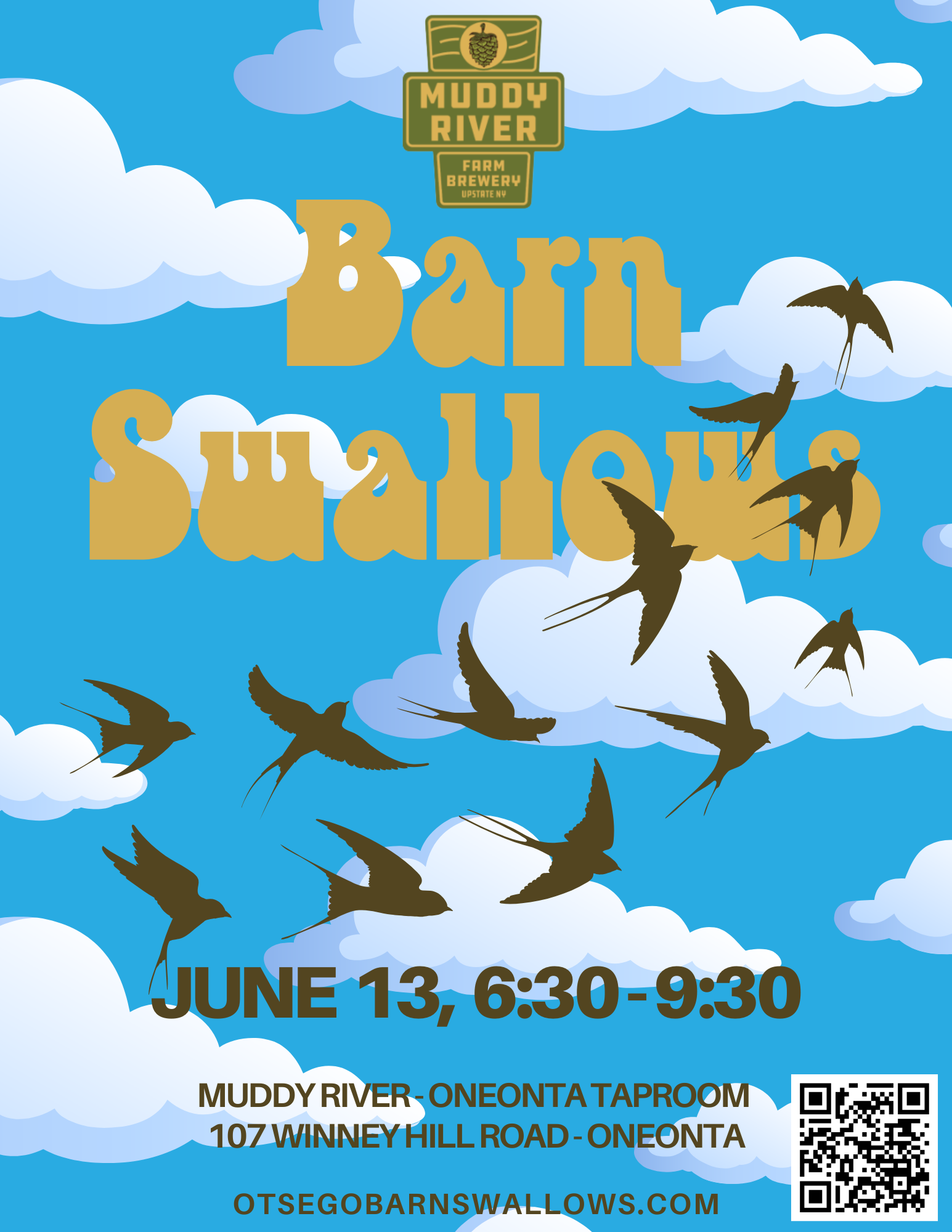 June 13 Barn Swallows Muddy River.png