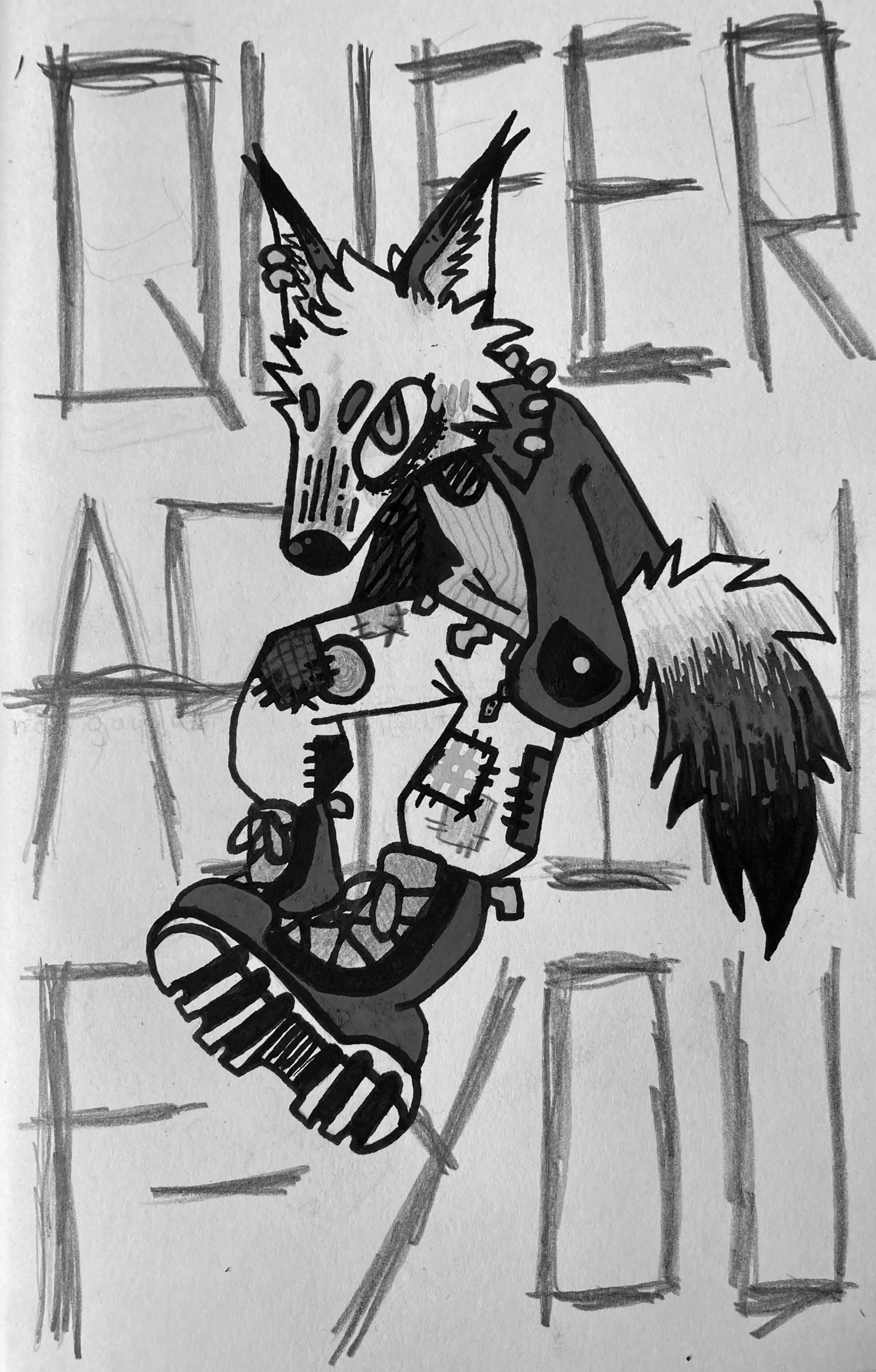 2024 "QUEER AS IN F-YOU" Featured IN SOUP, Furry Fanzine #4