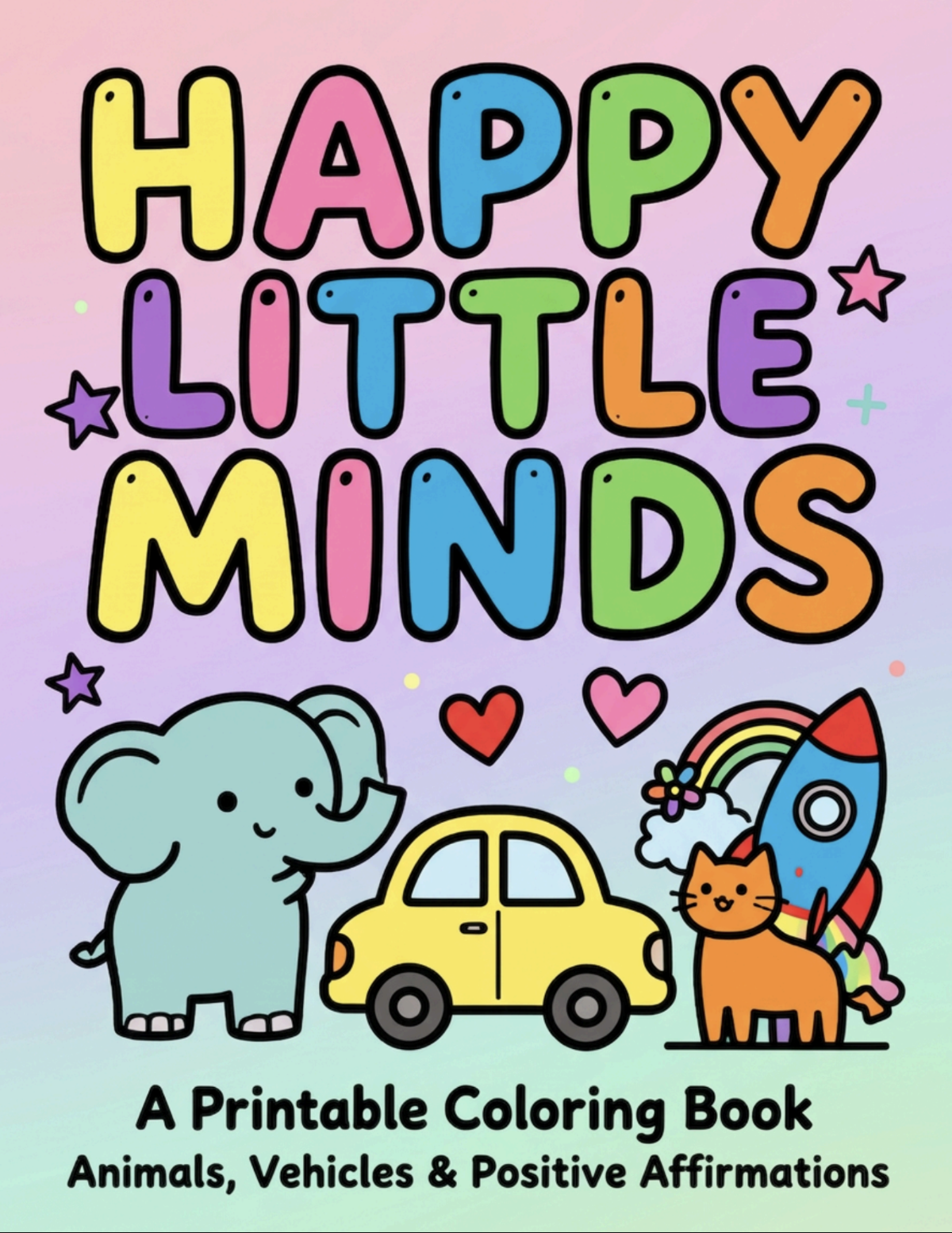 Happy Little Minds Coloring Book