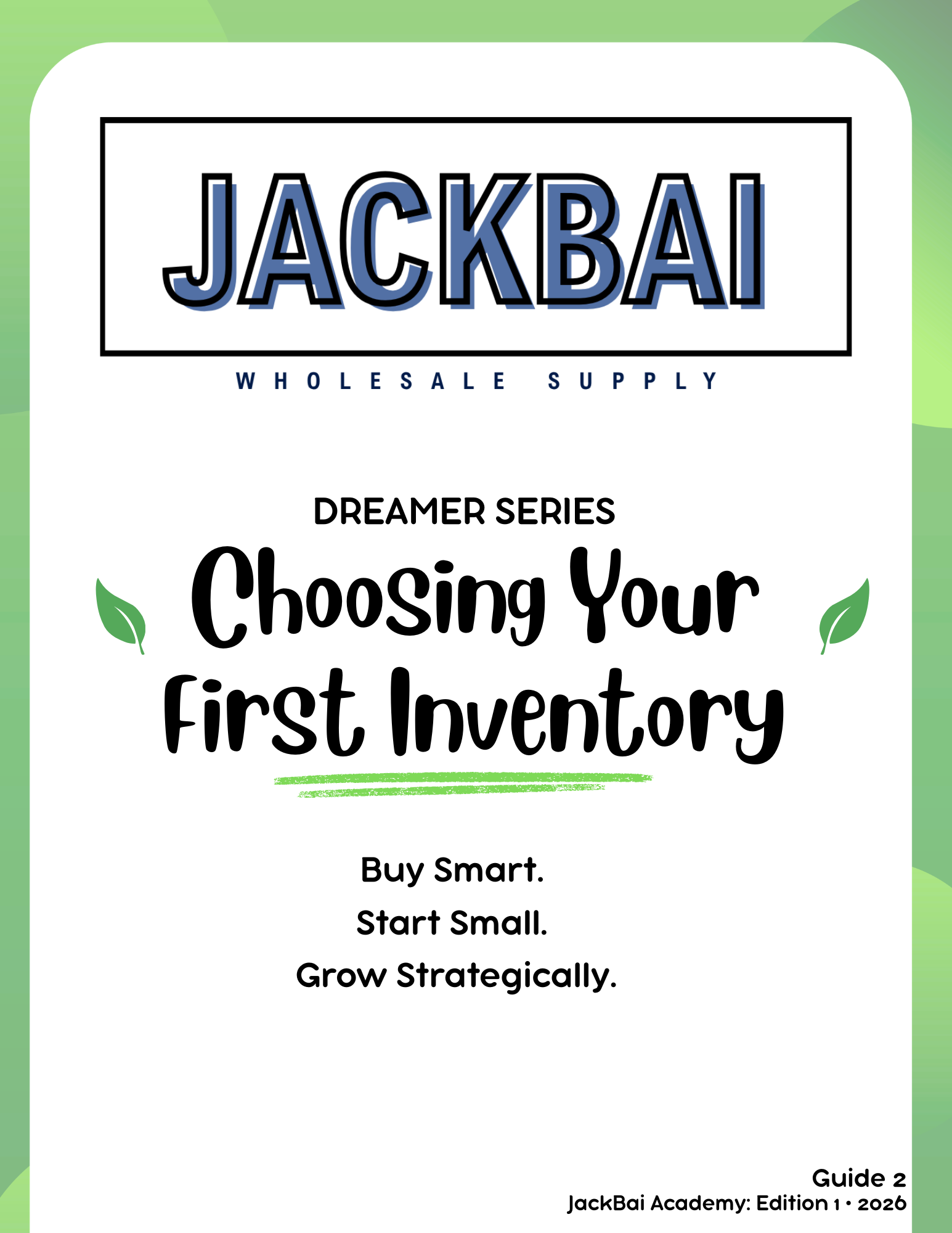 Choosing Your First Inventory | A Beginner's Guide to Buying Smart & Starting Small