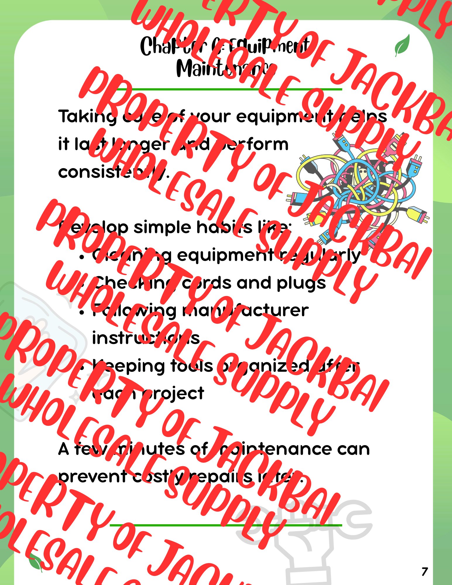 Chapter 6_ Equipment Maintenance.png