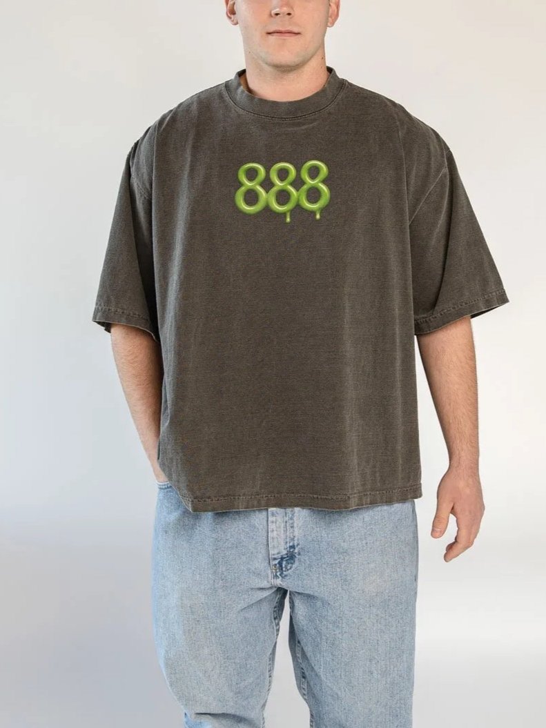 Pre-Order** 888 Tee Charcoal