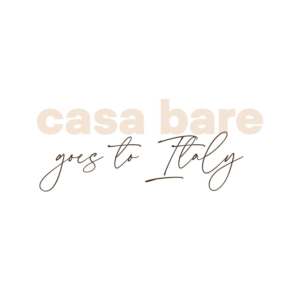 Ciao bella! We&rsquo;re bringing Casa Bare to Italy this August&ndash;September for bespoke bridal radiance across Tuscany, Amalfi Coast, Milan, Florence and Lake Como (just to name a few). 

Slide 1: 🤎✈️
Slide 2: Lake Como love &mdash; photog: @kri