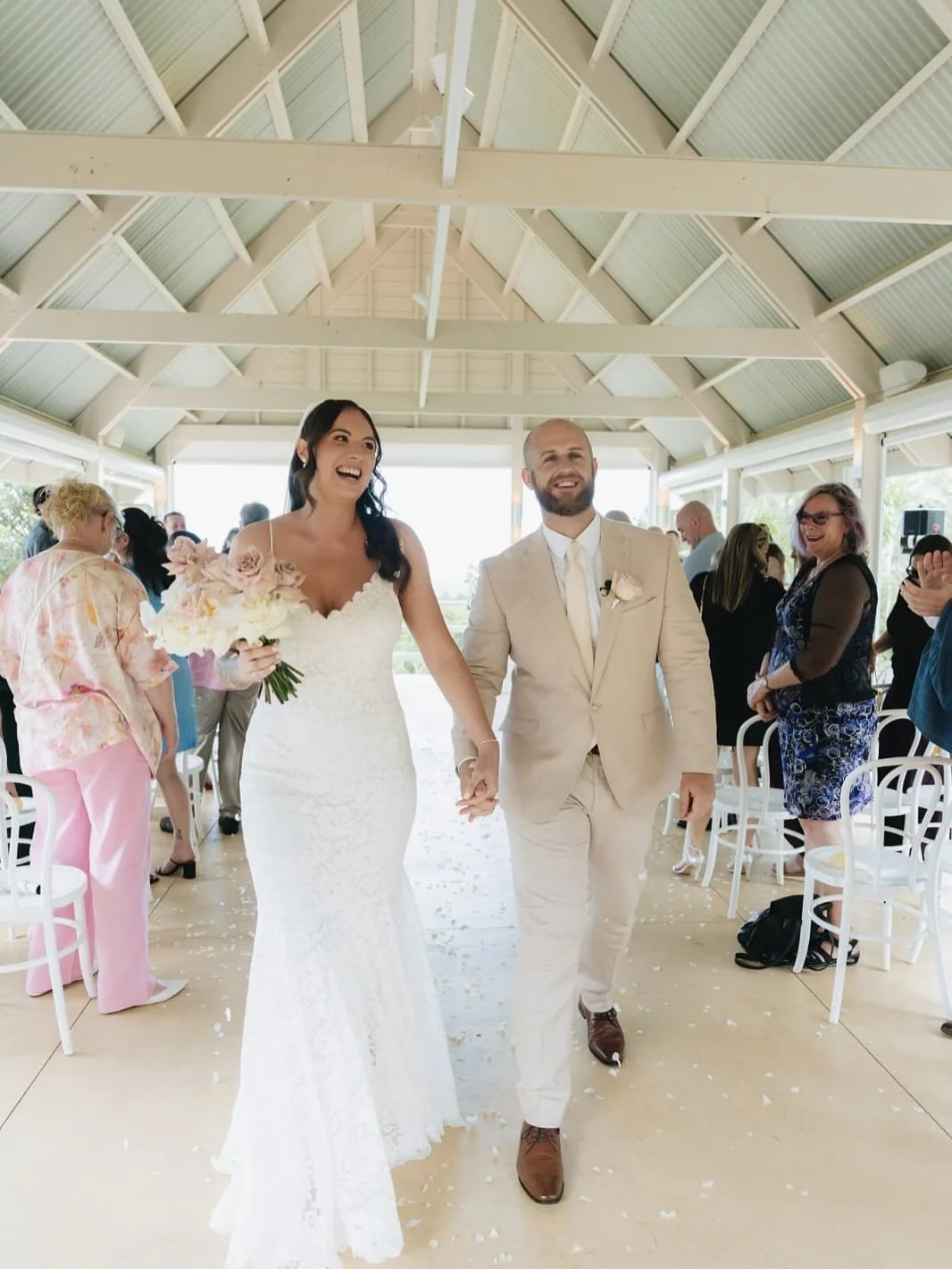 Casa Bare Bride Holly married 26.11.25 in the picturesque Sunshine Coast Hinterland, setting the tone for midweek weddings 🤍