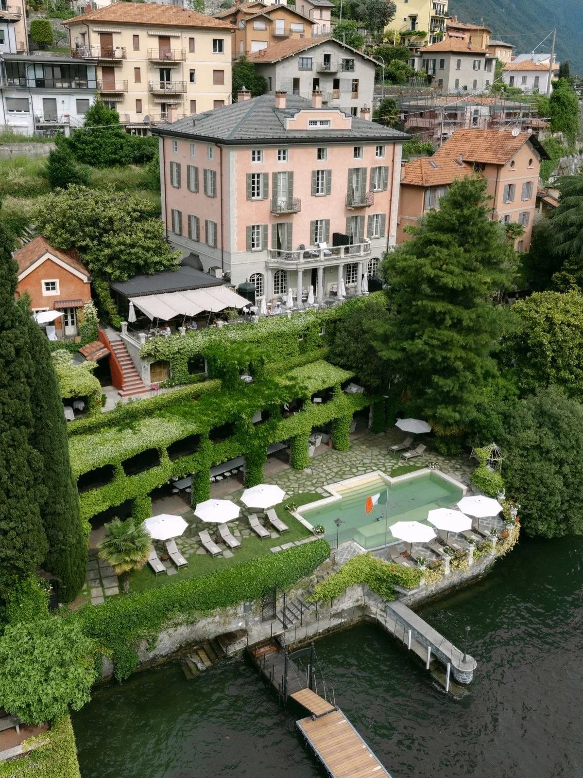 2026 wedding venue @relaisvillavittorialakecomo a very special casa bare bride is marrying at this breathtakingly beautiful location 🩰