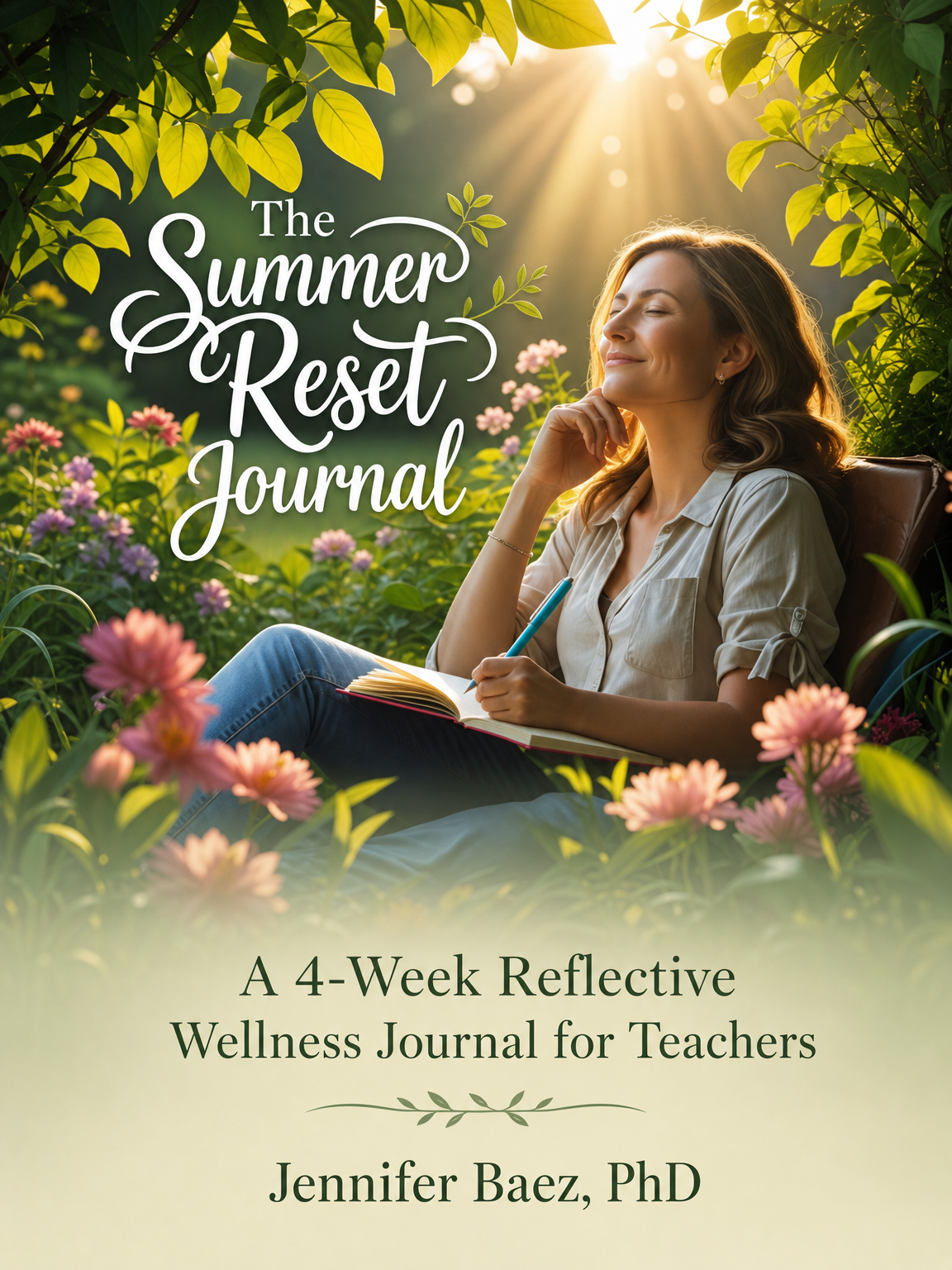 The Summer Reset: A 4- Week Reflective Wellness Journal for Teachers