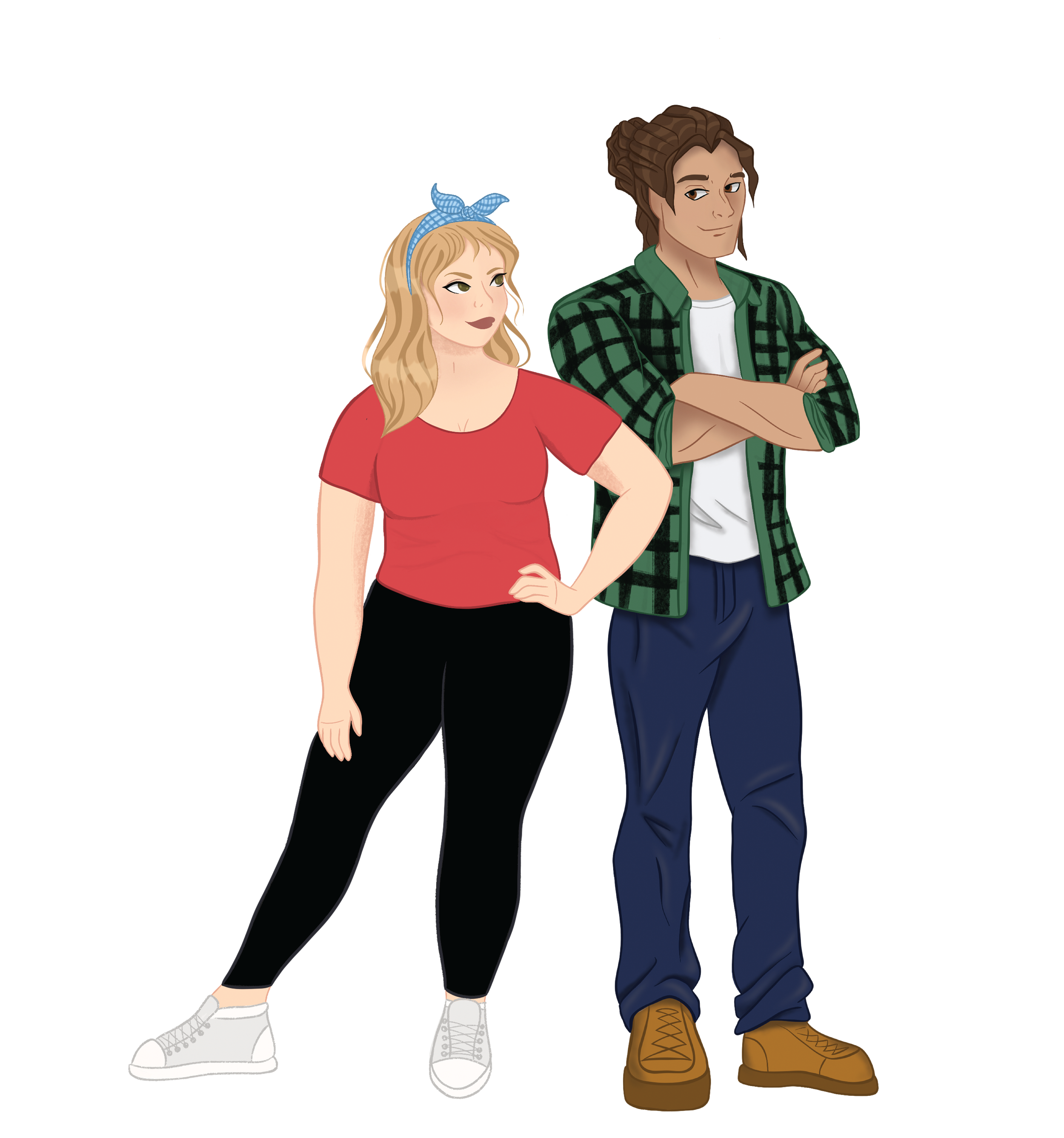 Image of book characters Ava and Owen