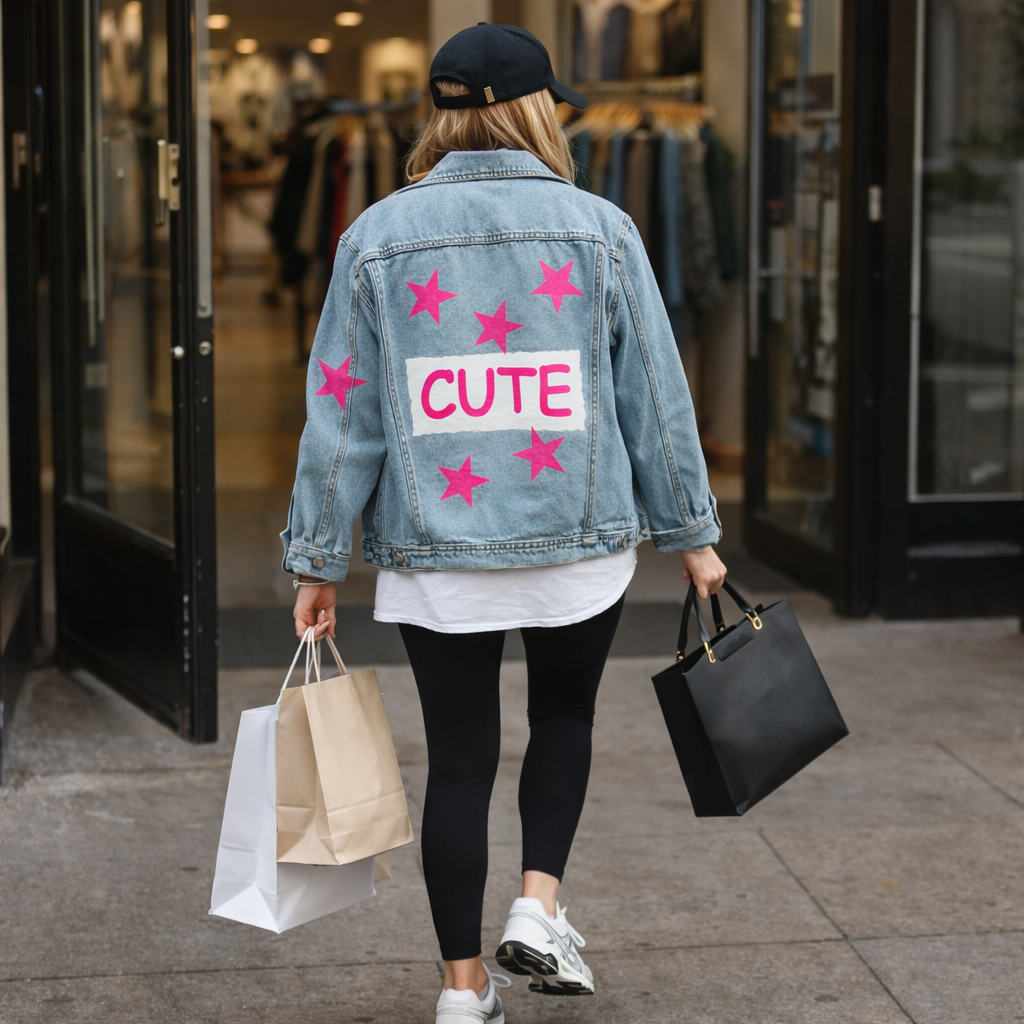 Bold Statement Oversized Denim Jacket