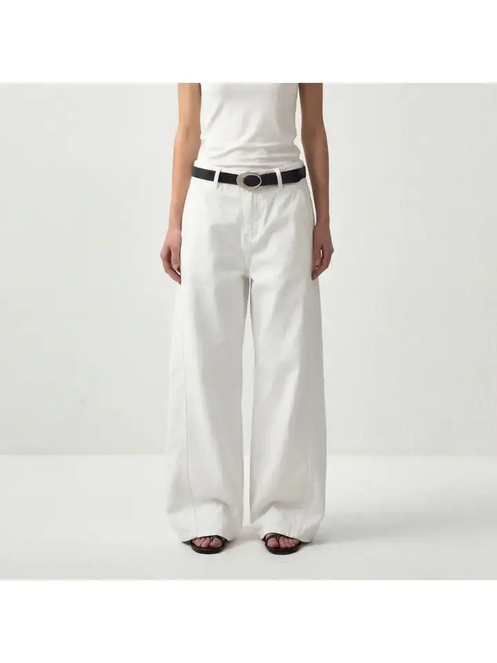 CUBIC Minimalist Wide-Leg Trousers