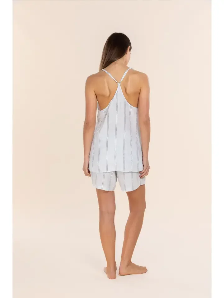 Polly Linen Cami and Short Set