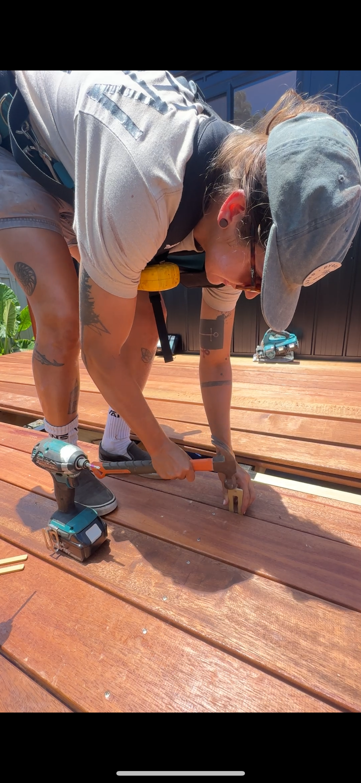 Merbau Decking for backyard in Labrador Gold Coast