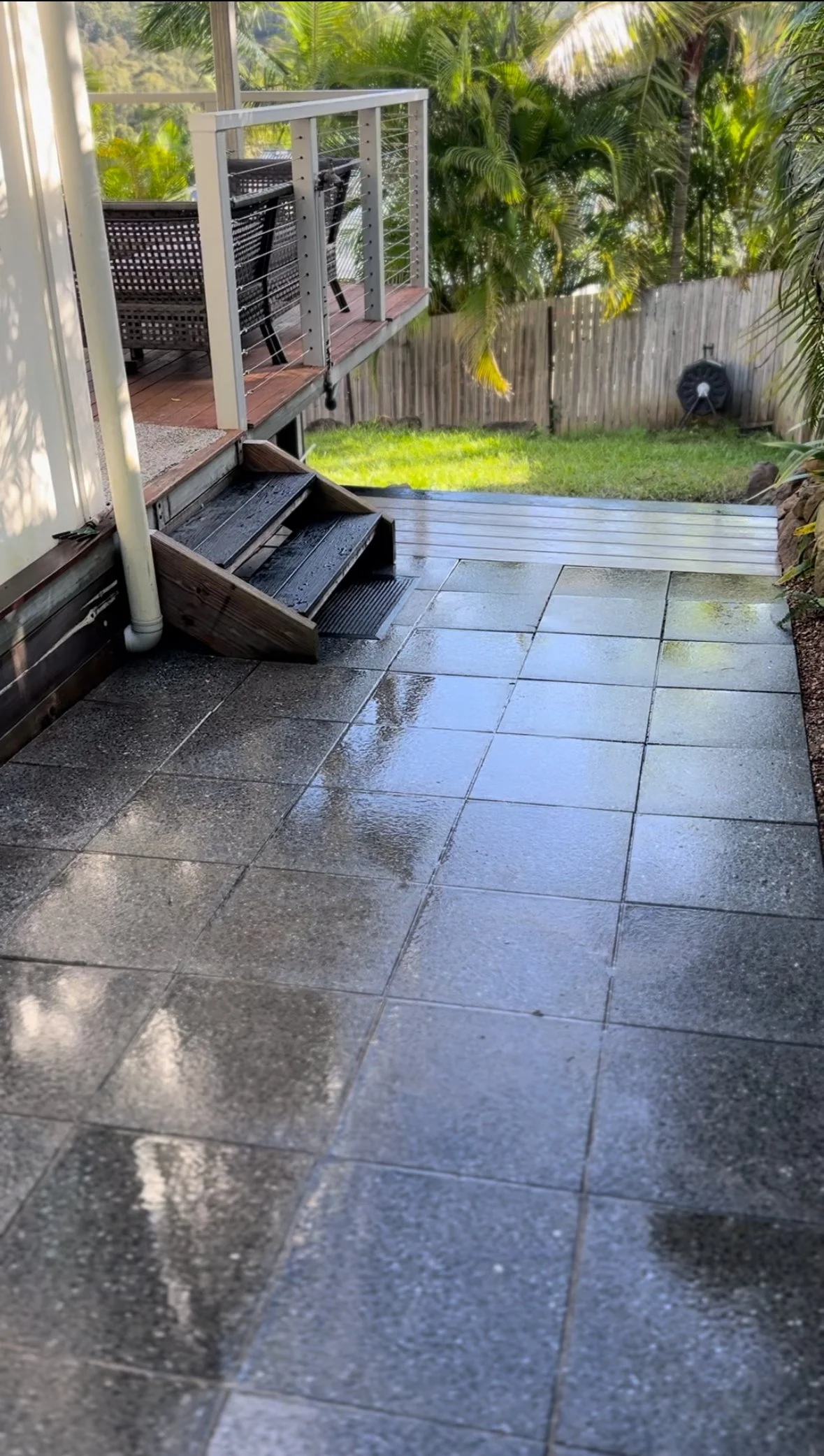 Outdoor patio paving in Pimpama Gold Coast