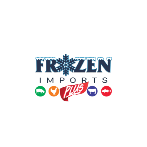 Frozen logo with blue text, snowflake, and colorful geometric shapes including hexagons and squares.