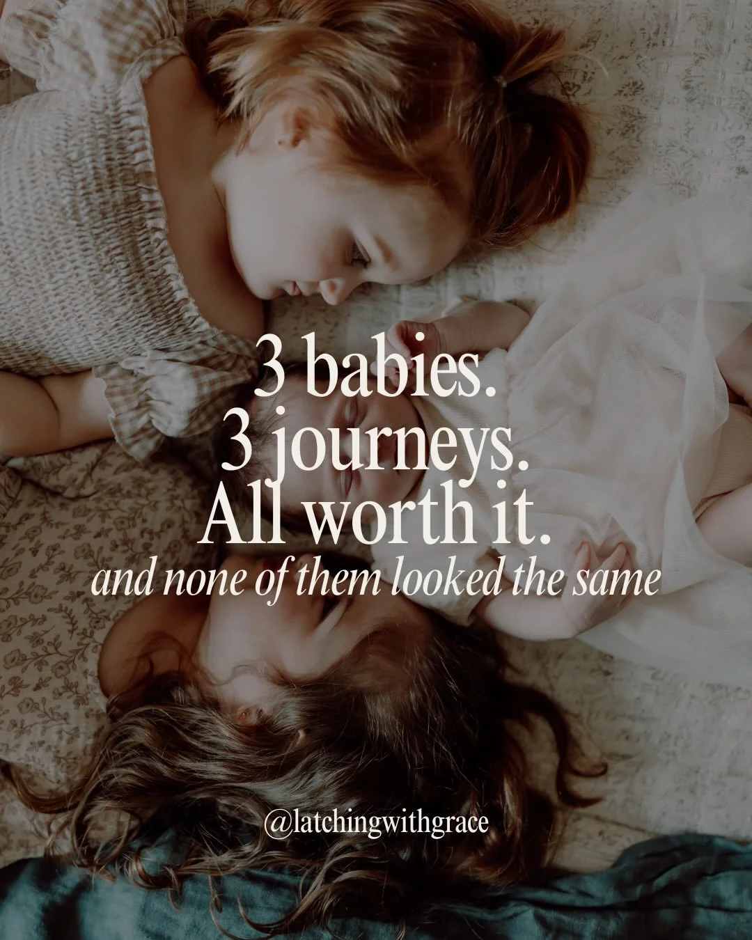 Three babies. Three completely different starts. One thing that stayed the same &mdash; it was never as simple as I thought it would be.

An ambulance ride. Bili lights. Triple feeding. Nipple shields. Oversupply. Tongue ties. Bodywork. Lactation vis