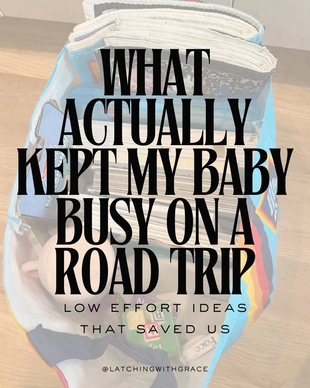 I didn&rsquo;t try to have a &ldquo;perfect&rdquo; road trip&hellip;I just wanted a manageable one.

These were the things that actually kept my 14-month-old busy and helped avoid a full meltdown in the car:
1. Snacks carried us (and no, not in a per