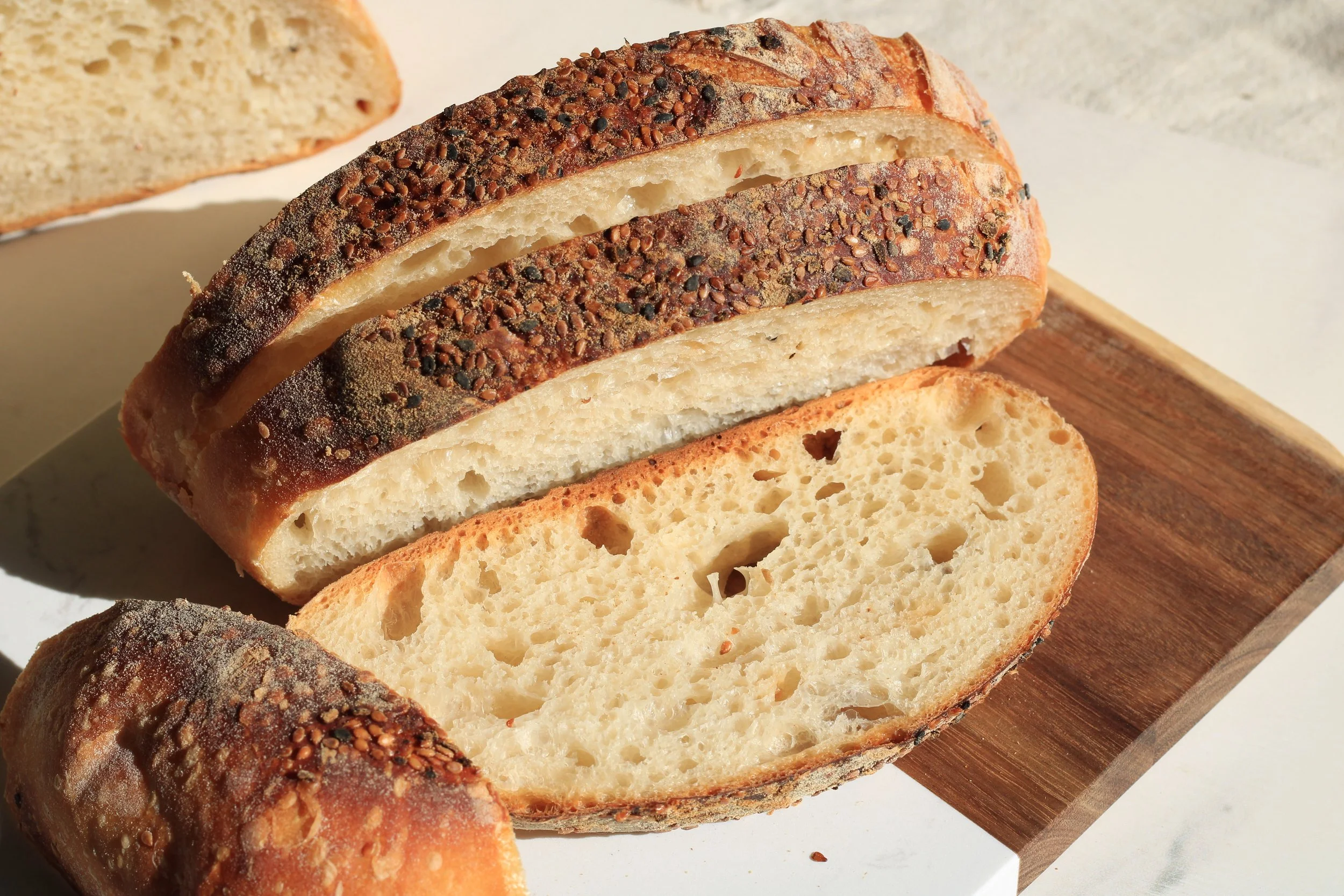 Sourdough Bread - Everything Bagel