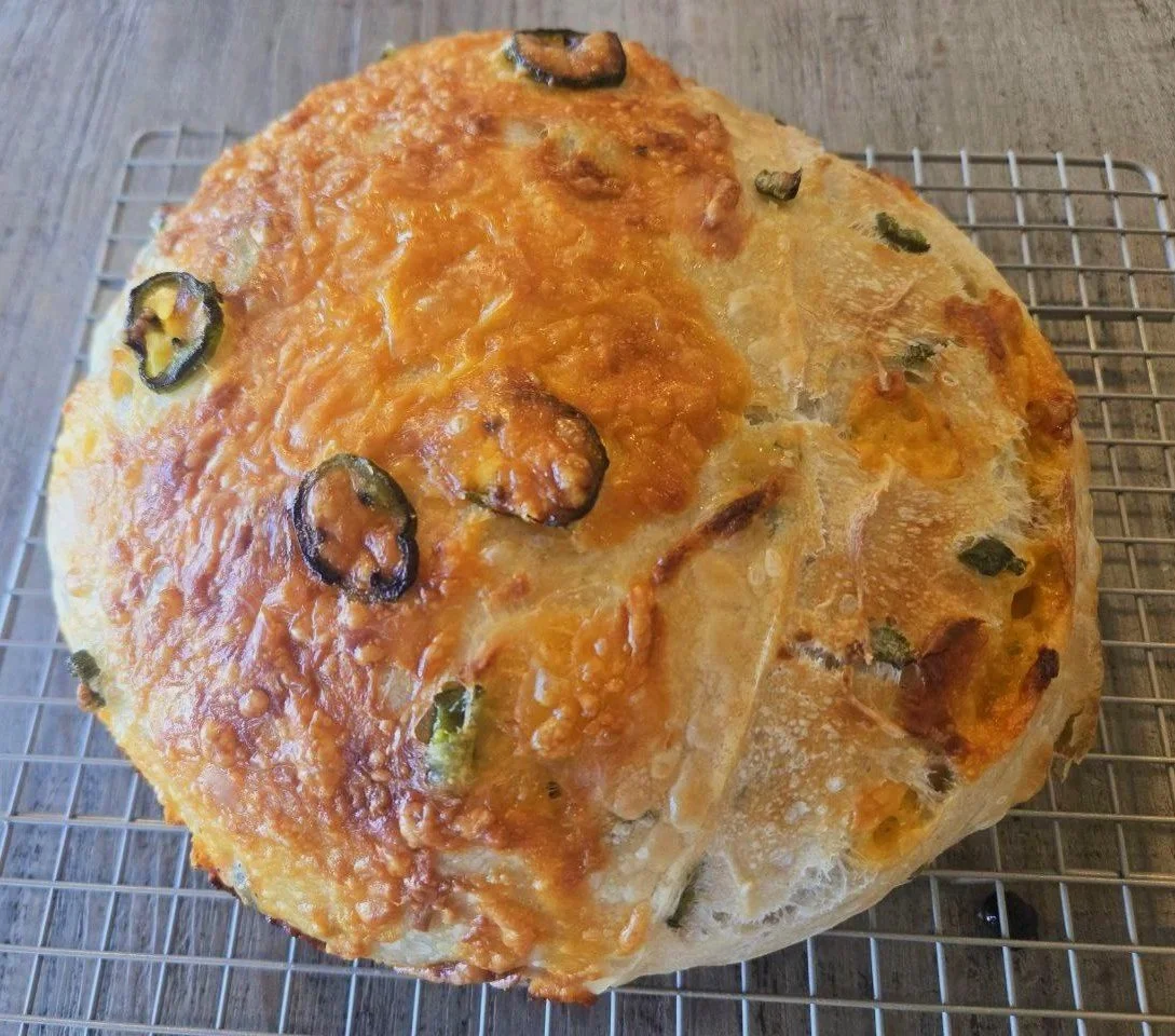 Jalapeño Cheddar Sourdough Bread
