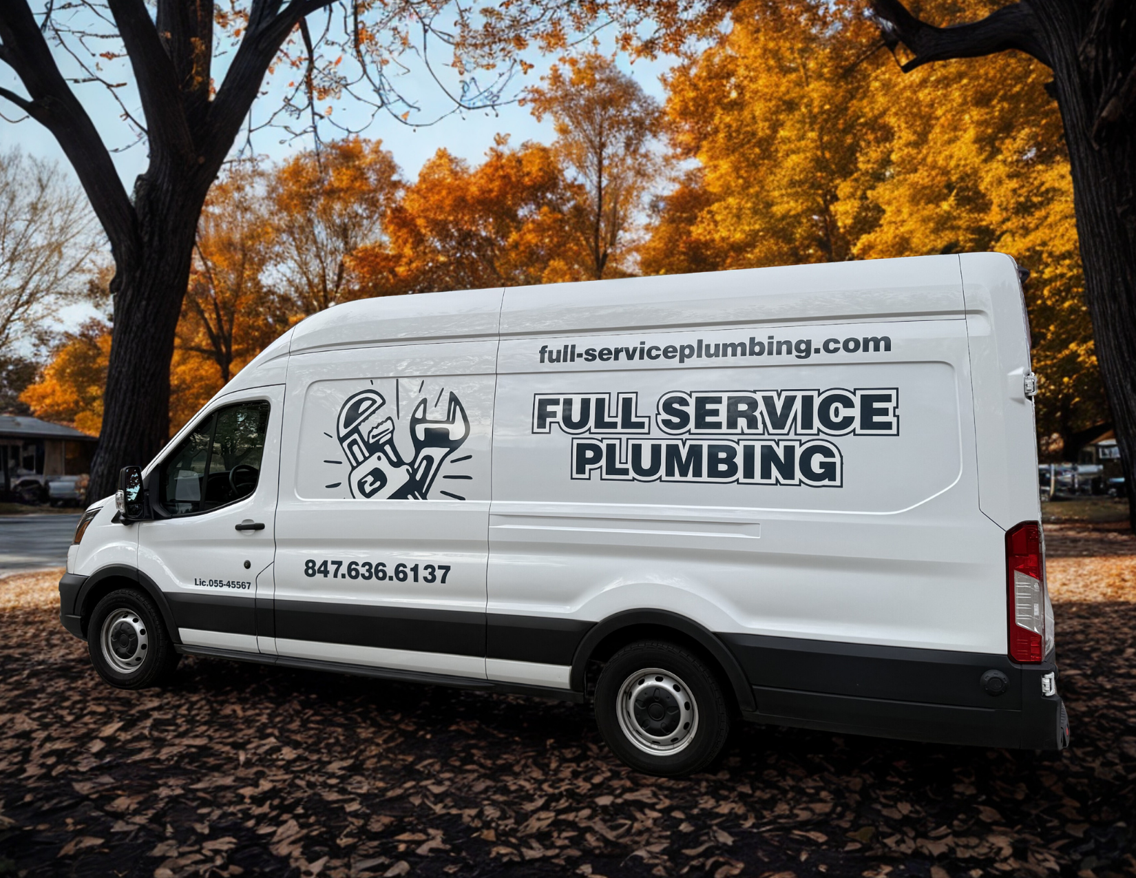 Full Service Plumbing Truck