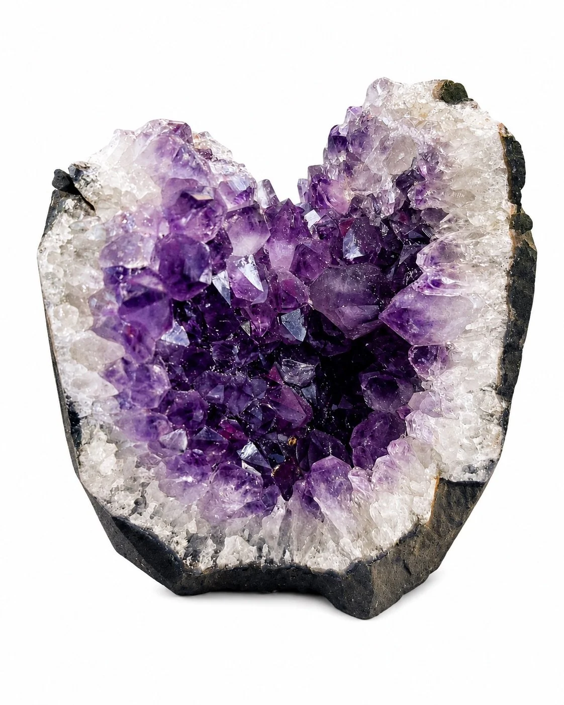 Drusa de Amatista Natural con Base Cortada (1585 g)