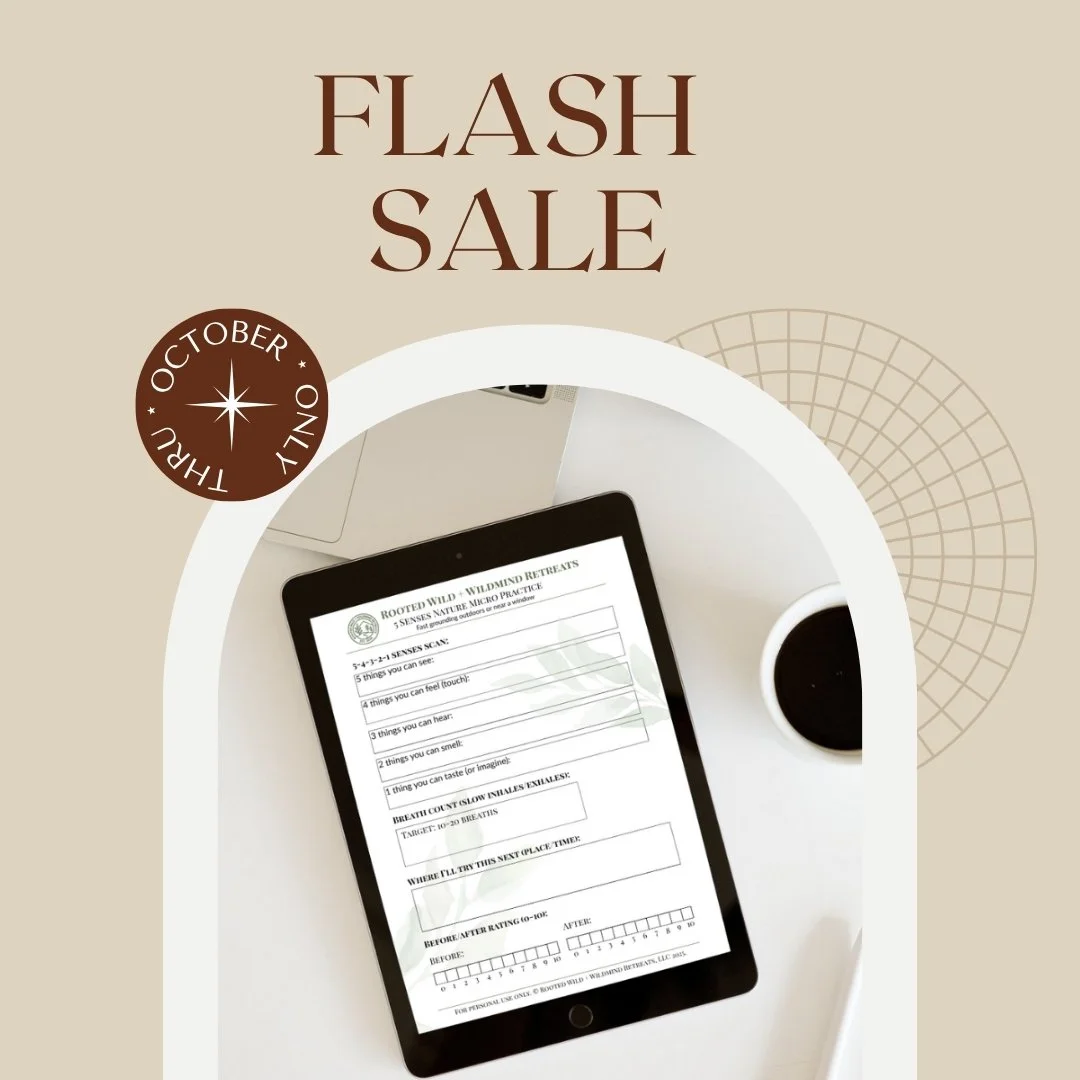 My Nature-based Digital Toolkits are live for personal use: DBT Quick Calm, CBT Clarity, Expressive Grounding, and Pacing &amp; Gentle Days. Practical, printable, evidence-informed tools you can use between sessions. All bundles are on sale through O