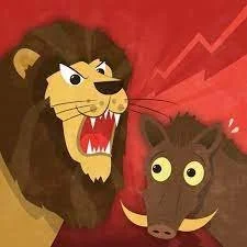 Lion and Warthog