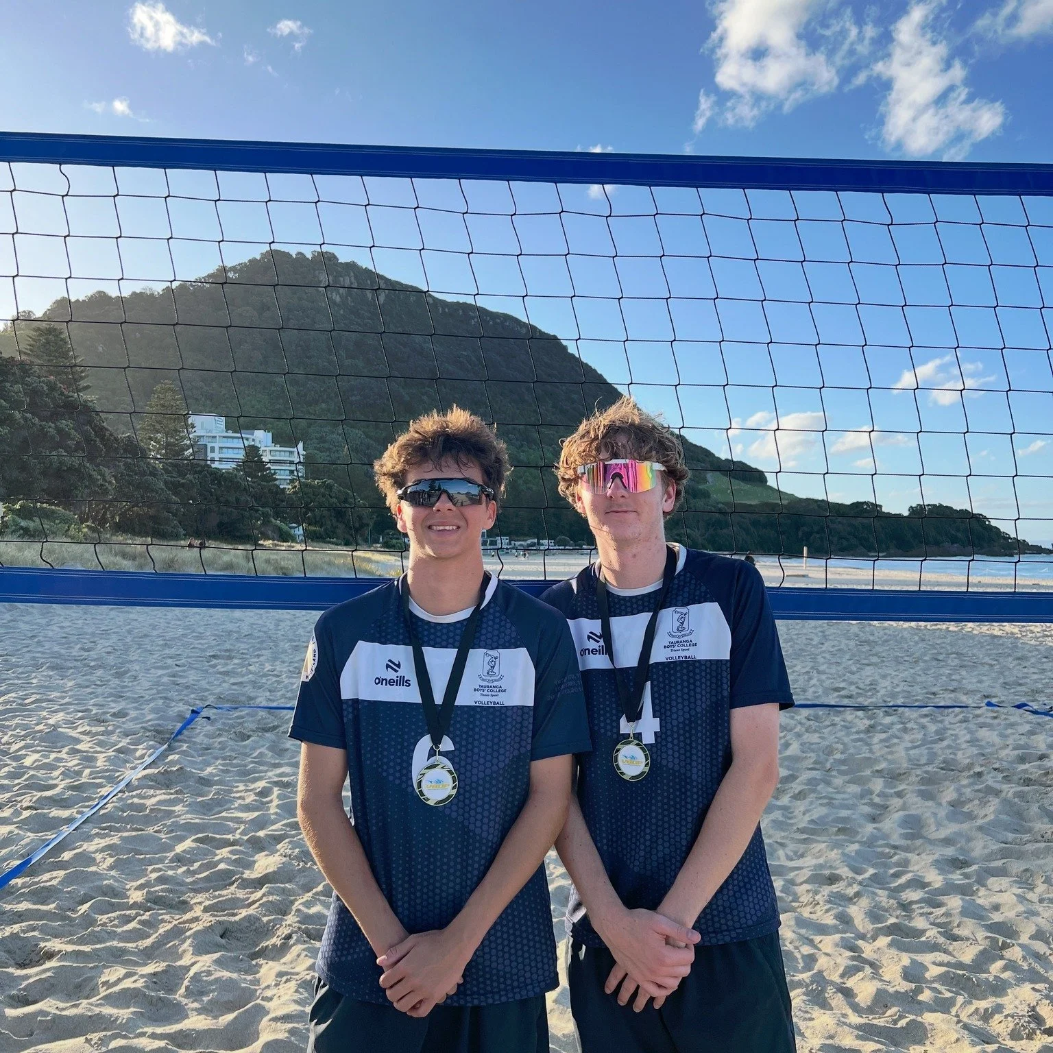 Congratulations to our 2025 BOP Senior Beach Champs Boys medalists!

1st Place - Tauranga Boys College
2nd Place - Aquinas College
3rd Place - Aquinas College

Well done to all teams that competed! It was a great day with some awesome games being pla